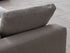 Canapé Julia Modulable - Tissu Chenille Blanc - 4 Places + 1 Pouf