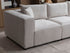 Canapé Modulable - Chenille - 4 Places + 1 Pouf