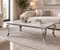 Table basse Baroque – Marbre & Argenté