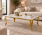 Table basse Baroque – Marbre & Doré