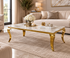 Table basse Baroque – Marbre & Doré