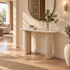 Console Calypso – Plateau Céramique & Piètement Sculptural