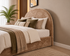Lit coffre Valentina – Tissu polaire Moka