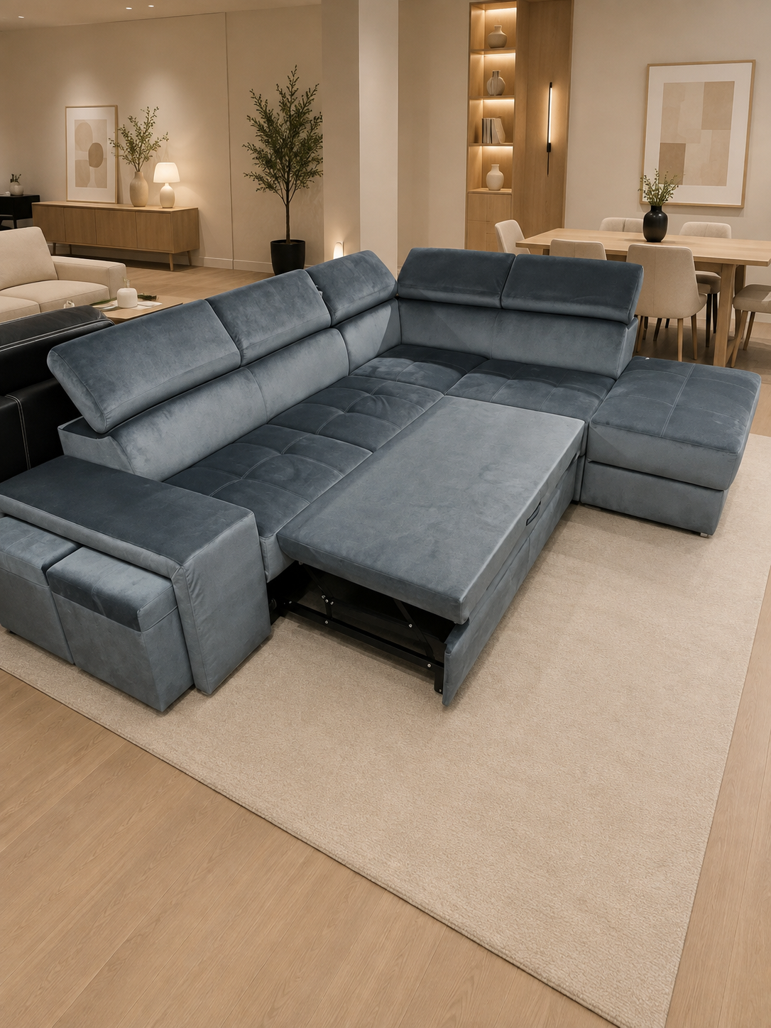 Canapé d’Angle Convertible Lorens – Design, Confort & Fonctionnalité