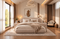 Lit coffre Camila – Tissu Marbella anti-taches & design arrondi