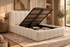 Lit coffre Alya – Design arrondi & rangement intégré