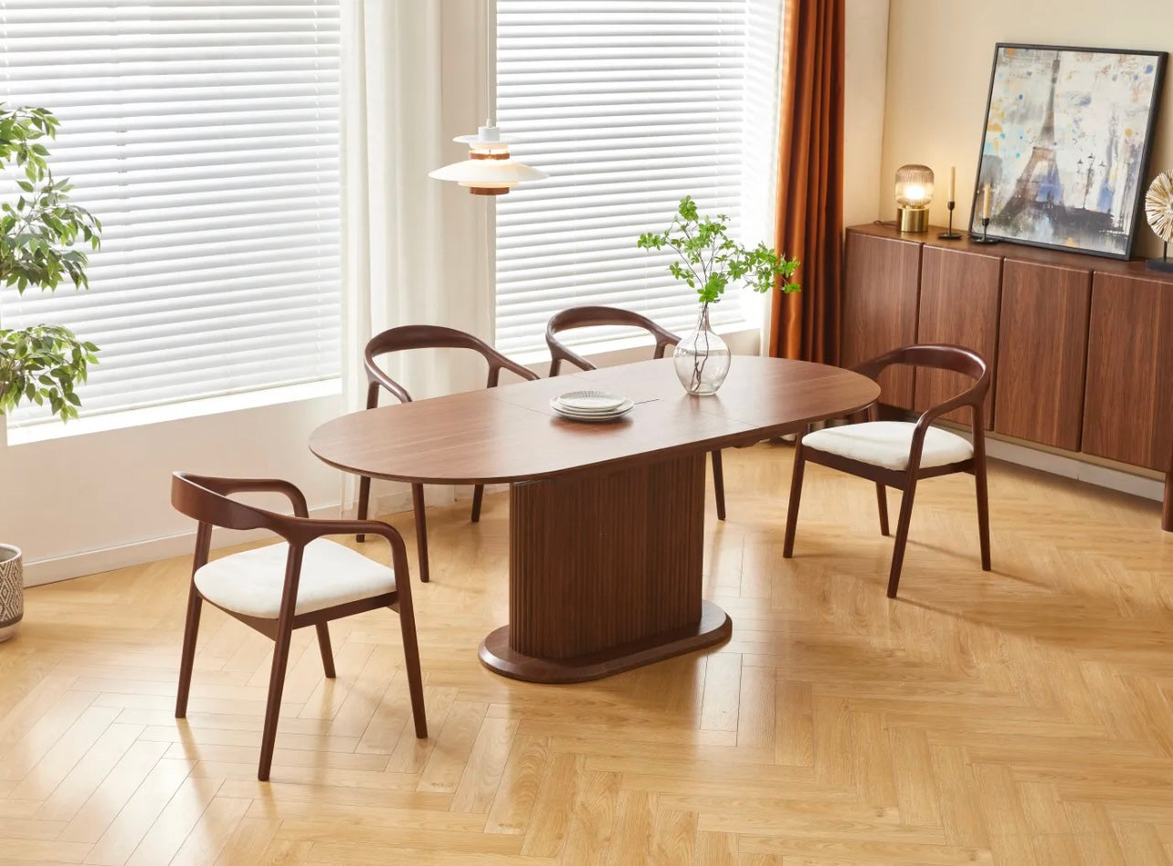 Table à Manger Vanessa – Avec Rallonge – Plateau en Céramique – 160 à 200 cm