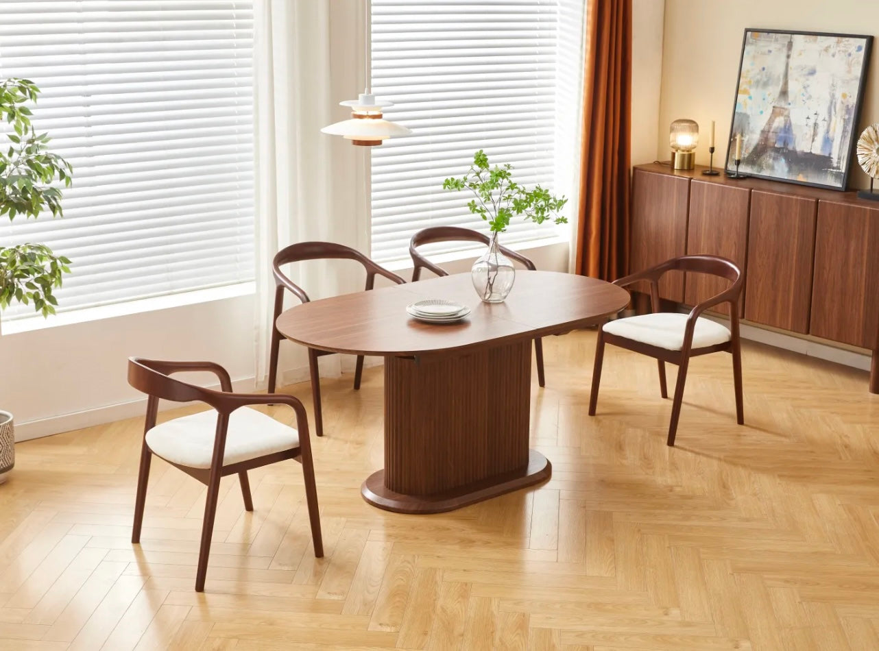 Table à Manger Vanessa – Avec Rallonge – Plateau en Céramique – 160 à 200 cm