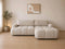 Canapé d’Angle Bubble Leo Convertible – Tissu Marbella Beige