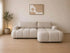 Canapé d’Angle Bubble Leo Convertible – Tissu Marbella Beige