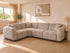 Canapé d’Angle Elisa – Tissu Marbella Beige – Design Contemporain