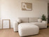 Canapé d’Angle Betis Convertible – Tissu Marbella Beige