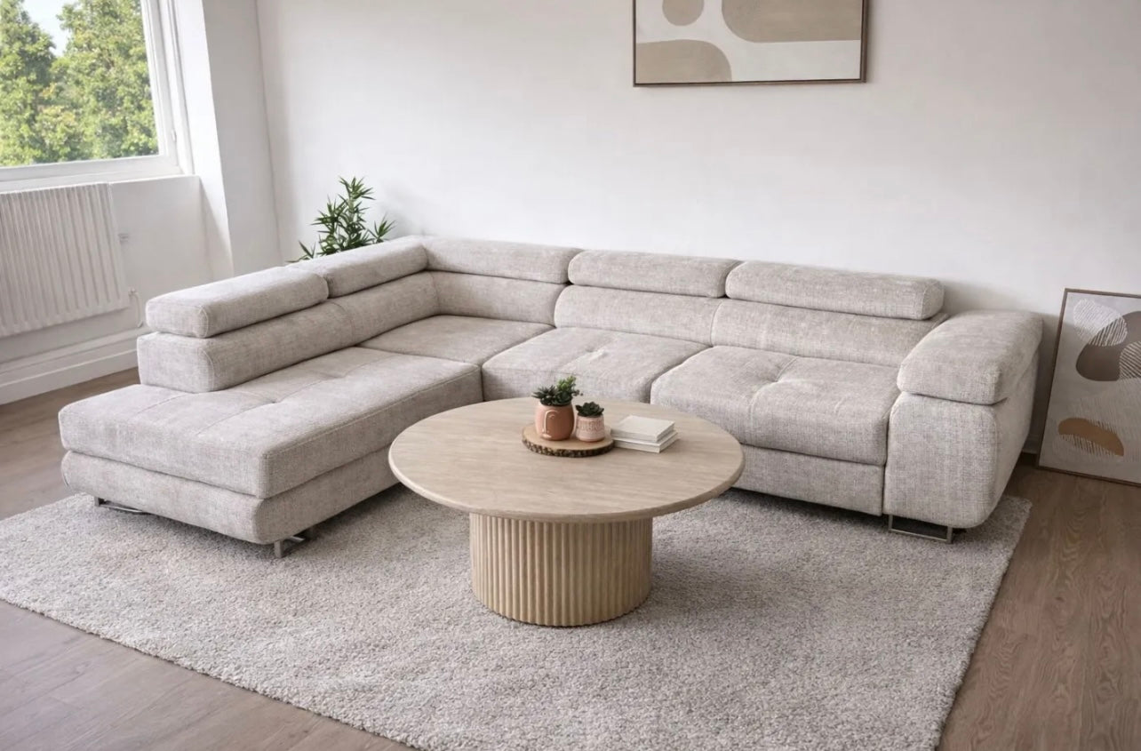 Canapé d’Angle Convertible Toulouse – Design, Confort & Fonctionnalité