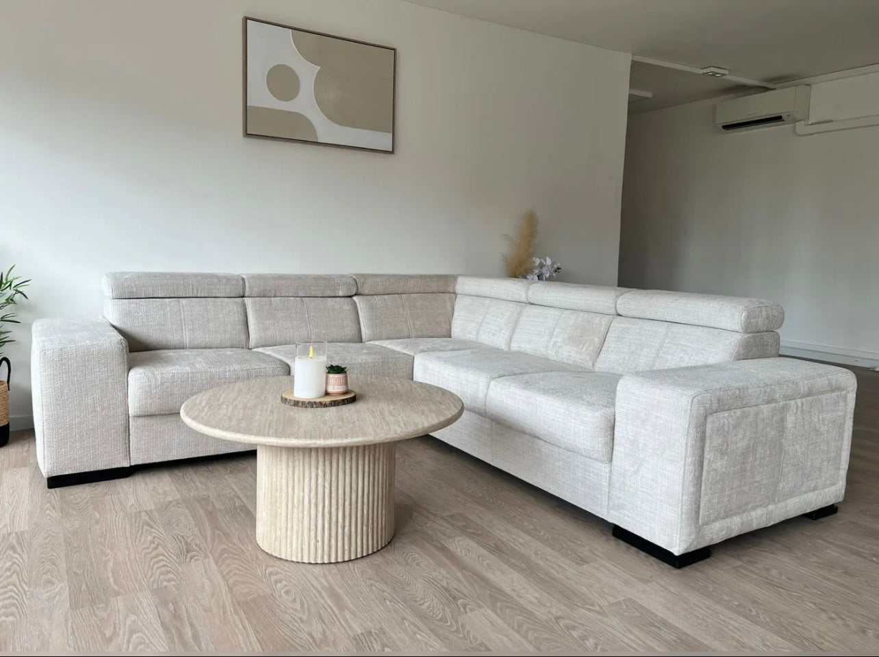 Canapé d’Angle Karola Réversible & Convertible – Tissu Marbella