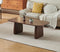 Table Basse Helen – Effet Noyer – Design Contemporain