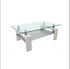 Table basse Gloria – Double plateau en verre