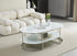 Table basse Leila – Double plateau effet marbre