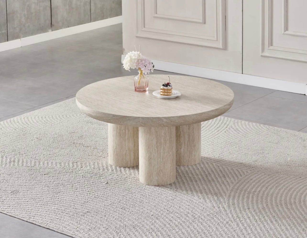 Table basse Maya – Design rond contemporain