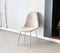 Chaise Scandi – Velours anti-tache & piètement chromé