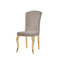 Chaise Nino – Velours anti-tache & piètement doré