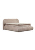 Lit coffre Camila – Tissu Marbella anti-taches & design arrondi