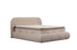 Lit coffre Camila – Tissu Marbella anti-taches & design arrondi