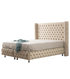 Lit Coffre Armony Beige - Confort, Élégance et Fonctionnalité