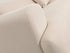 Canapé Modulable Lokkum - Velours Blanc - 3 Places + 1 Pouf - Traitement Anti-Tâche